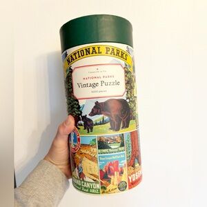Cavallini Vintage National Parks Jigsaw Puzzle 1000 piece puzzle